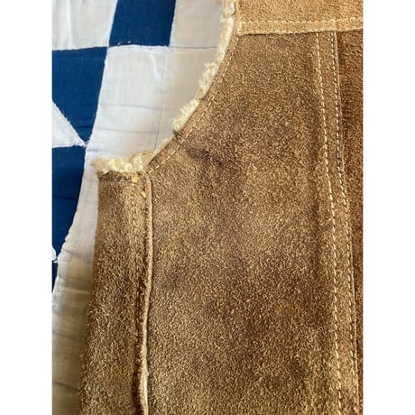 [USED] KIDS♡ SUEDE BOA VEST