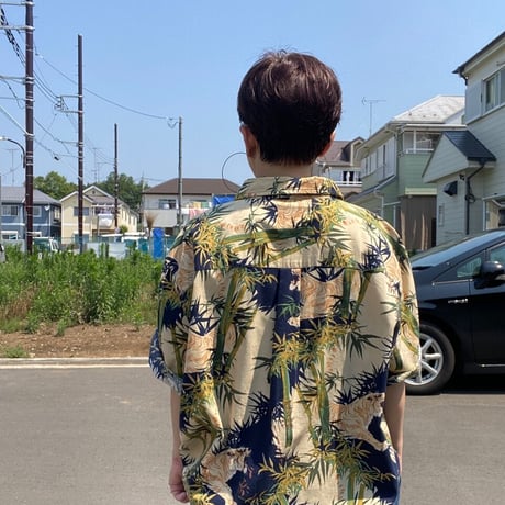 [USED] GUESS 虎柄プリントSHIRTS  🐅