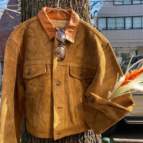 [USED] VINTAGE  SUEDE Gジャン