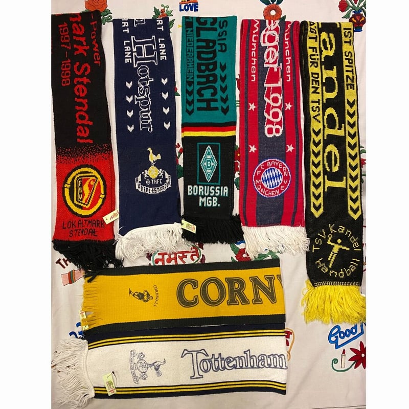 【90s UEFAユーロ96 スコットランド リバーシブル サッカーマフラー】 USED] EURO SOCCER MUFFLER | garden730