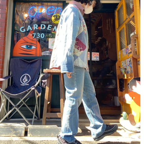 ［USED］パッチワーク風🌼DENIM SHIRTS