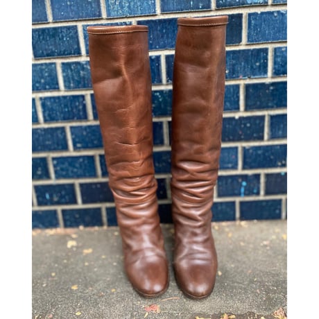 [USED] A.P.C LEATHER ロングブーツ