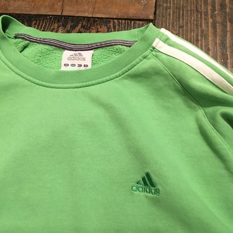 [USED] adidas 鮮やかYellowグリーン SWEAT