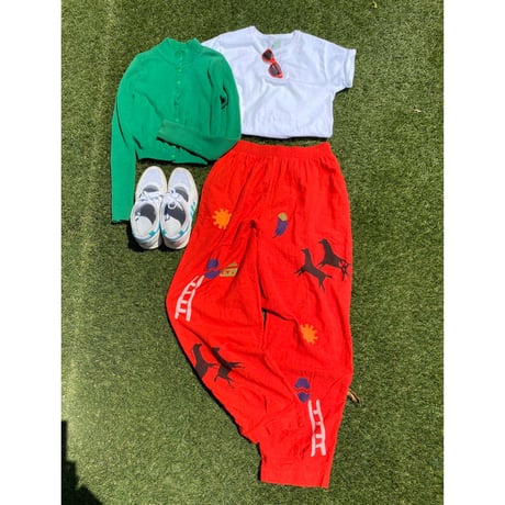 [USED] 壁画風 COTTON PANTS
