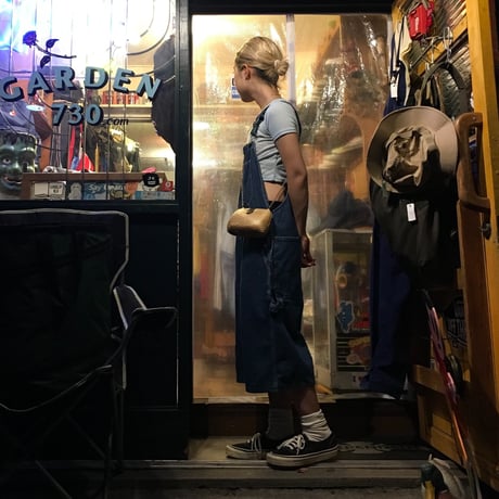 [USED]  Dickies 7分丈オーバーオール
