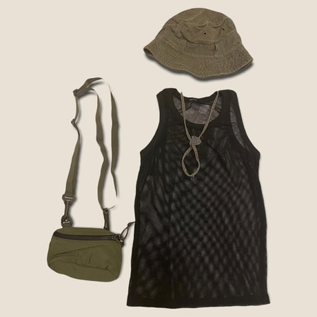 [USED]  メッシュ TANK TOP / BLK