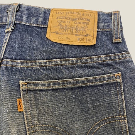 [USED] made in TUNISIA Levi's 607 ストレート