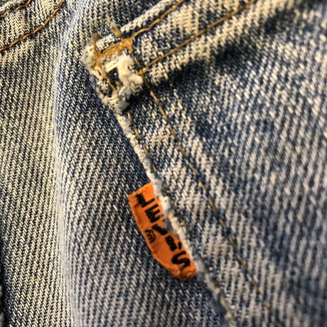 [USED] LEVIS BIG "E”! CUTOFF DENIM / W28