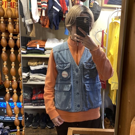 [USED] 4POCKET DENIM VEST！