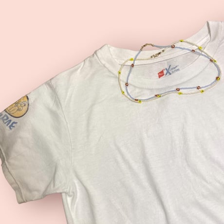 [USED]MAENARAE hanes white tee