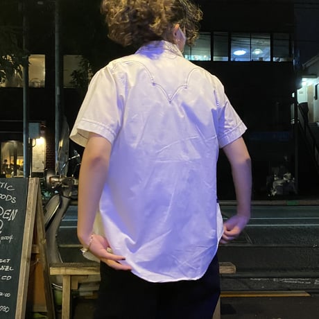[USED] vintage  ROCK MOUNT S/S ウエスタンshirt