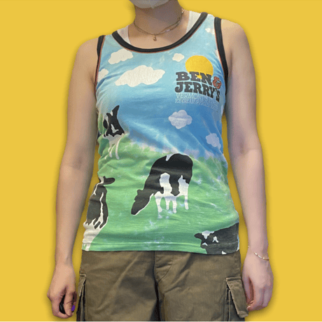 [USED] "BEN&JERRY'S" vintage タンクトップ🐄