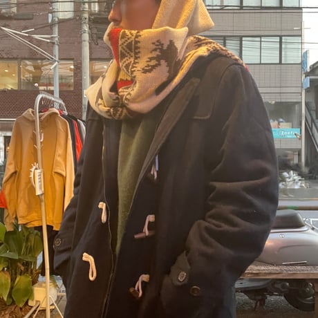 [USED] Ralph Lauren トナカイ柄ニットマフラー