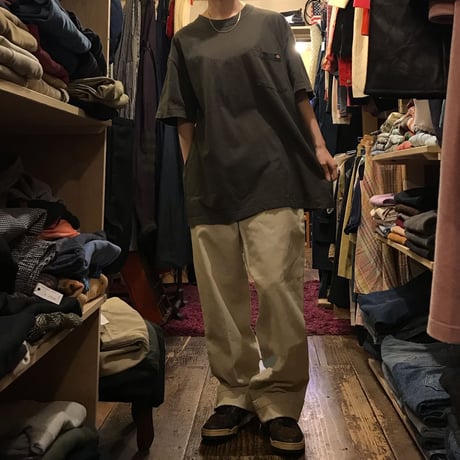 [USED] 良い色。Dickies シンプル ポケTee