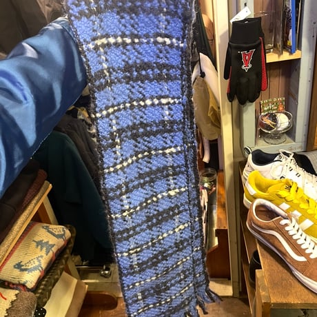 [USED]編み編みマフラー🩵