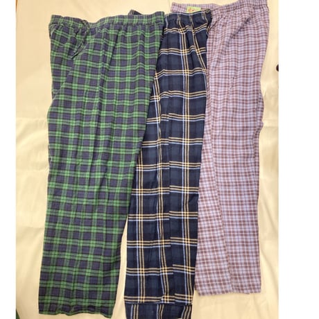 [USED] NEL CHECK  パジャマパンツ