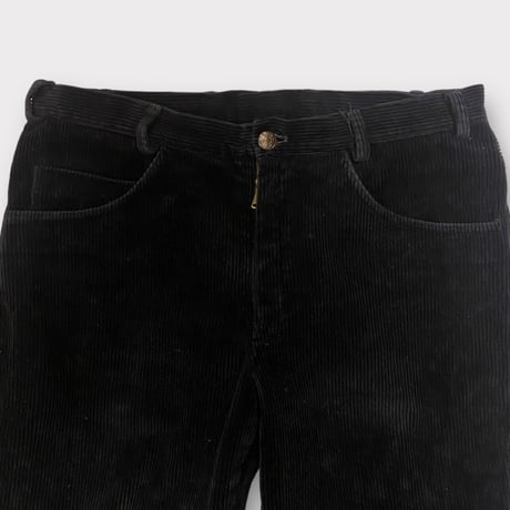 [USED] BLACK 太畝コーデュロイPANTS