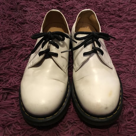 [USED] Dr.Martens WHITEレザー/3HOLE