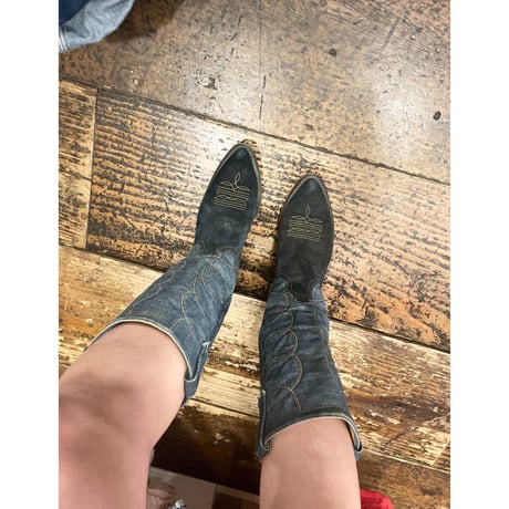 [USED] denim ウエスタンブーツ