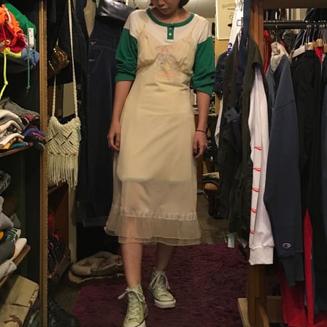 [USED] OLD baseball Tee♡ロングワンピ