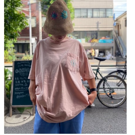 [USED] made in USA ラルフローレン PRINT ポケTee