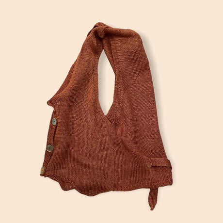 [USED] agnes b. HEMP VEST！