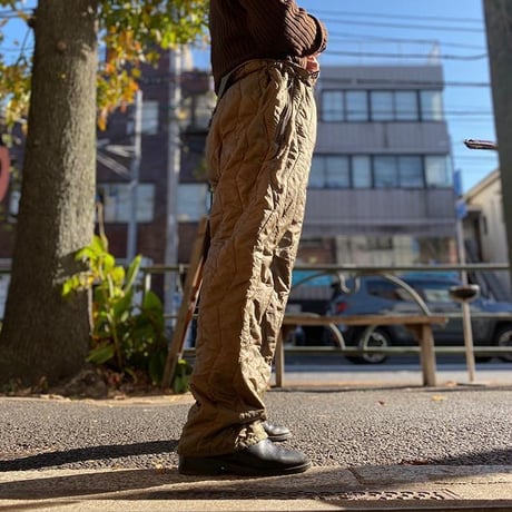 [USED] ドイツ軍  キルティング OVER PANTS