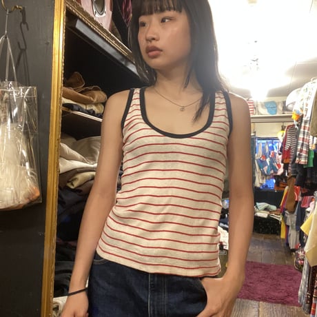 [USED] millerボーダータンクトップ