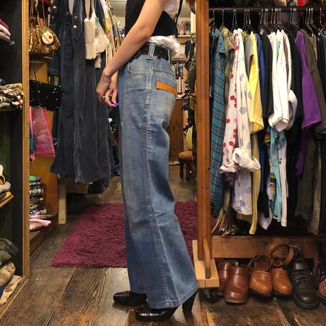 [USED]  Sears フレアデニムパンツ