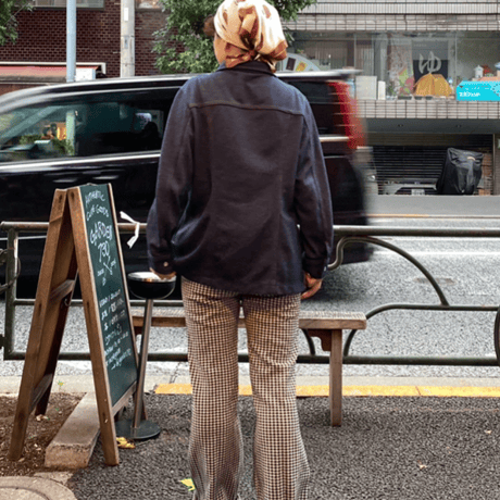 [USED] Lee DENIM風 POLYシャツ