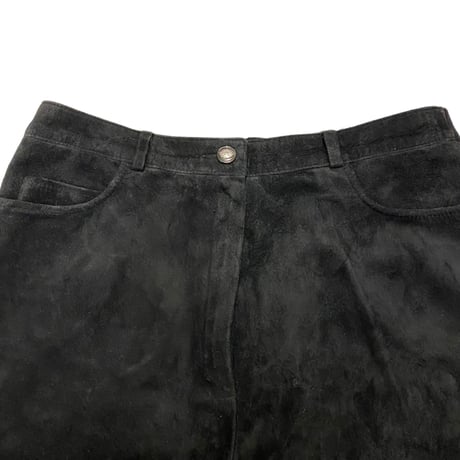 [USED] LEATHER & ストレッチ PANTS