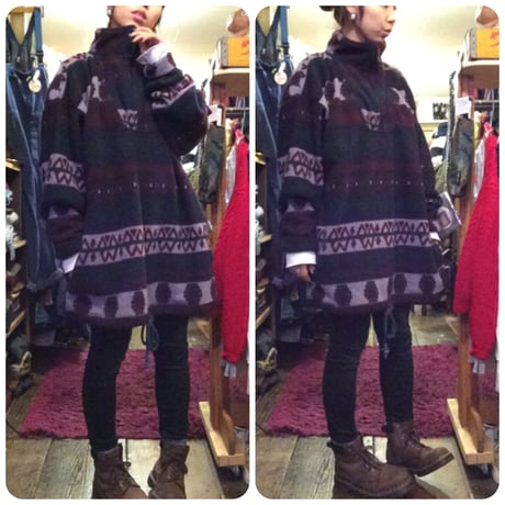 [USED] 大きめサイズのフリース P/O JKT