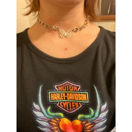 [ kozukix] NEW  BUTTERFLY  METAL NECKLACE