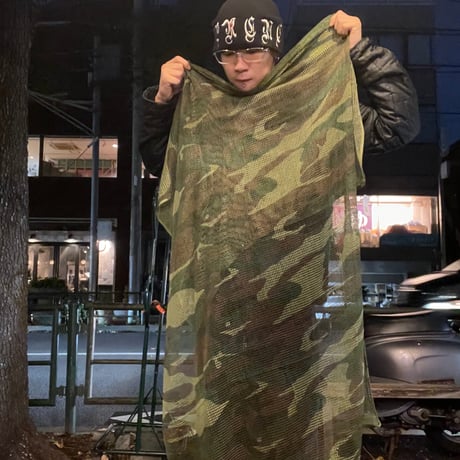 [select] CAMO柄 MESH SCARF