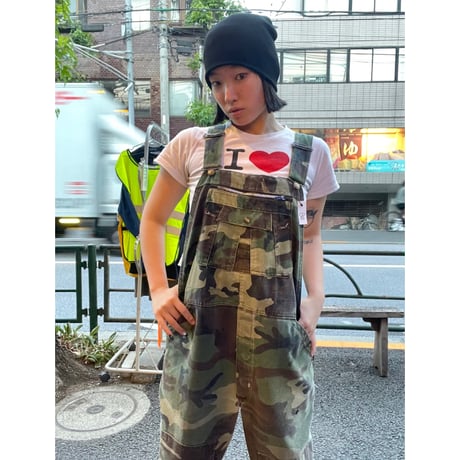 [USED] デニムcamoオーバーオール