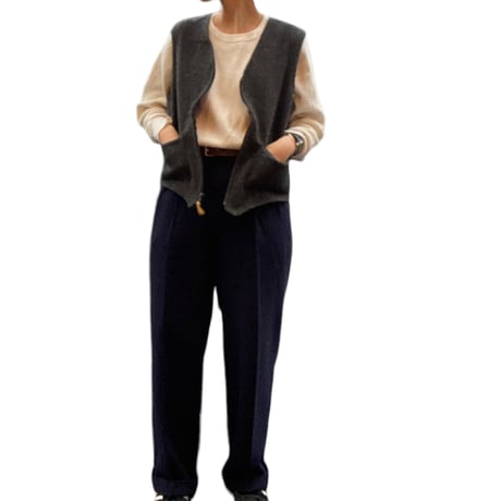 [USED] ZIP wool  vest