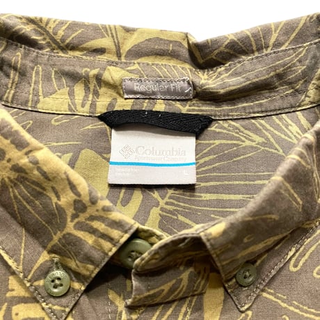 [USED] Columbia 総柄 S/S BD SHIRT