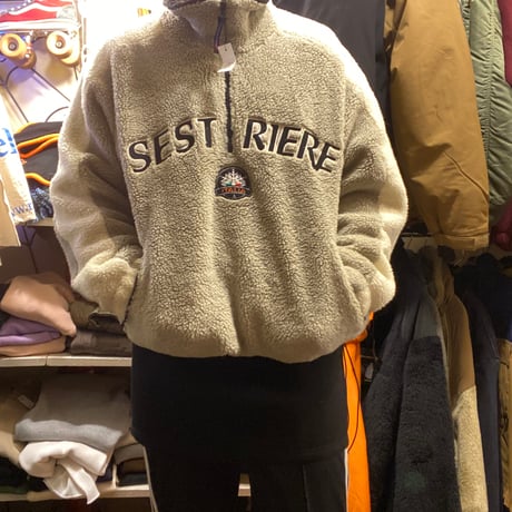 [USED]SESTRIERE ITARY 🇮🇹ハーフジップ ボアブルゾン