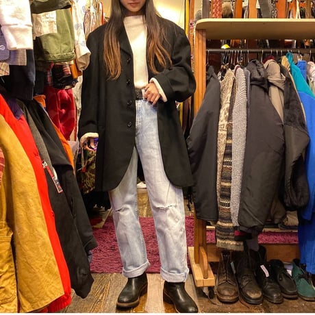 [USED] VINTAGE BLACK COAT！