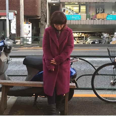[USED] いい色 毛足の長いWOOLコート