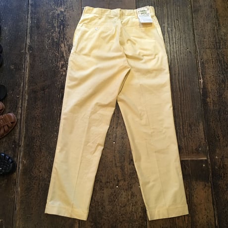 [DEADSTOCK] vintage YELLOWスラックス