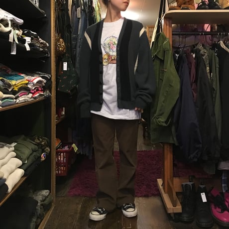 [USED] 渋い〜！ACRYLIC Knit Cardigan