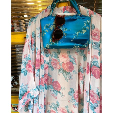 [USED] 花柄シースルーガウン  🌹
