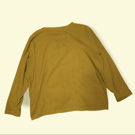 [USED] マスタード色💛パイル TOPS