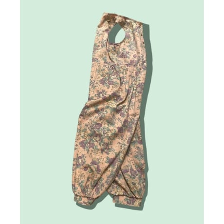 [USED] ボタニカル柄🌼COTTONサロペット