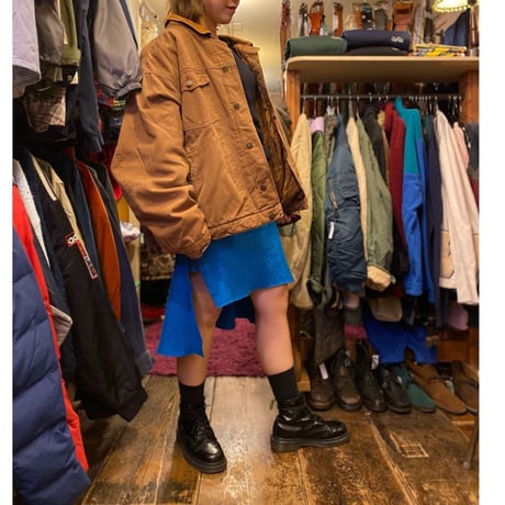 [USED] XL 綿入りキルティング ダックJK