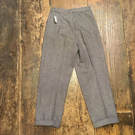 [USED] GOOD シルエット WOOL タックパンツ