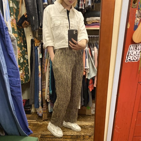 [USED] made in U.S.A. ストライプ EASY PANTS！