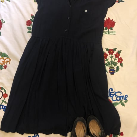 [USED] COTTON ガーゼワンピース