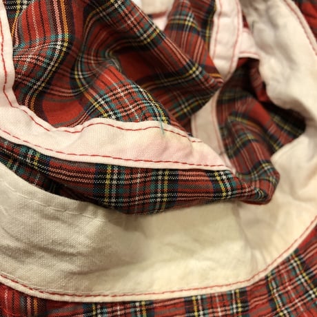 [USED] チェック柄バケットHAT